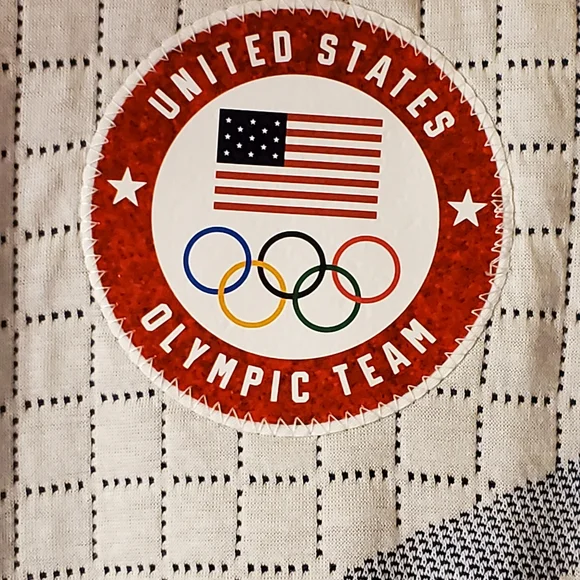 Nike White And Navy Olympic Full-Zip Jacket - Picture 4 of 5